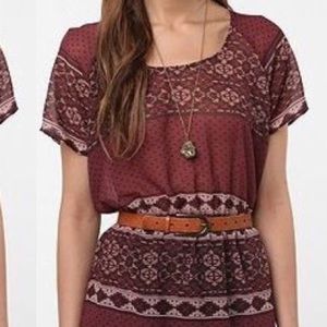 Urban Outfitters Staring at Stars Sheer Boho Dress